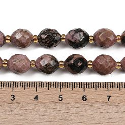 Природные родонит бисер нитей G-N342-149I-07