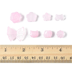 120 шт. 8 вида прозрачных стеклянных бусин-спрей GLAA-FS0002-25