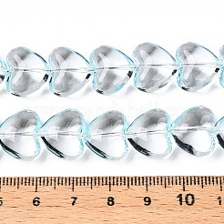 Прозрачные стеклянные бусины нити GLAA-T023-13E
