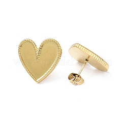 Серьги-гвоздики из нержавеющей стали 304 с ионным покрытием (IP) для женщин&nbsp;EJEW-I285-32G