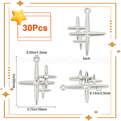 Подвески из сплава 30шт PALLOY-SC0004-24