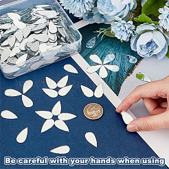 500 шт. стеклянные кабошоны в форме капли DIY-OC0011-79