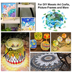 Многоцветная стеклянная мозаика&nbsp;MOSA-WH0001-03C