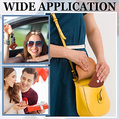 1 шт. брелок из искусственной кожи&nbsp;HJEW-NB0002-17B