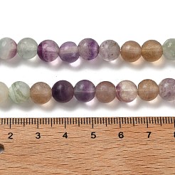 Природные флюорита нити бисера&nbsp;G-K153-B36-8mm