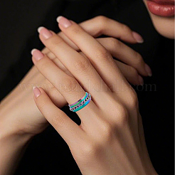 14 шт. 7 стиля из нержавеющей стали с рифлеными кольцами для пальцев&nbsp;STAS-SC0010-65RC