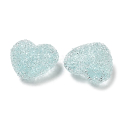 Бусины из смолы в форме сердца друзи RESI-C038-01
