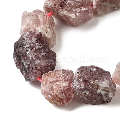 Природного кварца клубники нитей бисера G-S386-C13