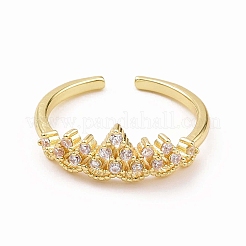 Прозрачная корона из кубического циркония RJEW-B028-22G