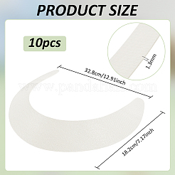 Пластиковая доска для полей шляпы для фуражки&nbsp;DIY-WH0060-83