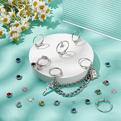 Набор для самостоятельного изготовления регулируемого кольца-шарма DIY-NB0009-99