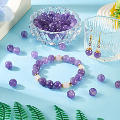 Природный аметист нитей бисера G-TA0002-57A