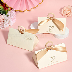 Бумажные подарочные коробки для ювелирных изделий с бантом CON-TAC0010-86