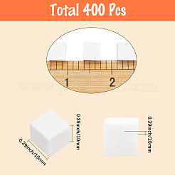 400шт. шарики из губки для поделок в форме куба AJEW-SC0003-86