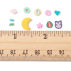 40 г 10 стиля ручной работы из полимерной глины для украшения ногтей CLAY-FS0001-30