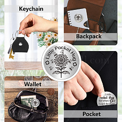 1 шт. памятная монета из нержавеющей стали 201 AJEW-CN0003-17E