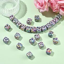 30шт УФ-покрытие непрозрачные акриловые бусины&nbsp;OACR-FS0002-56