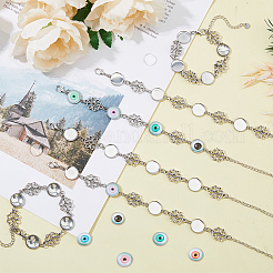 100шт. стеклянные кабошоны для глаз DIY-DC0002-68B