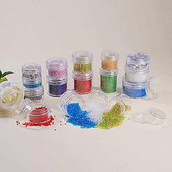 Пластиковые бисера контейнеры&nbsp;CON-BC0004-22A-43x31