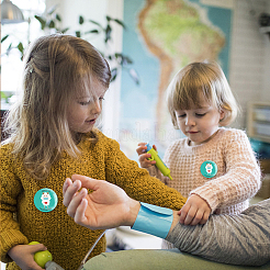 Брошь из белой жести&nbsp;JEWB-WH0012-036