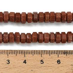 Синтетические голдстоуновские бисер пряди&nbsp;G-G317-A06-3x6mm