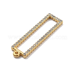 Подвески из нержавеющей стали 304 с кристаллами и стразами STAS-R155-070G