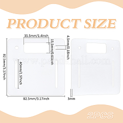 Держатель пластиковой карты AJEW-WH0473-36A