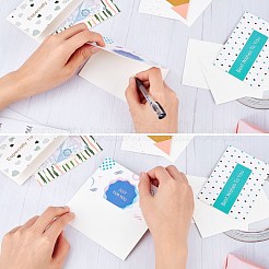 Конверты и шаблоны поздравительных открыток DIY-WH0168-51