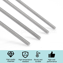 Стержень из нержавеющей стали 304 с полной резьбой m4 и шестигранной гайкой m4 STAS-GA0001-48A