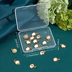 16шт 4 стиля латунные эмалевые подвески&nbsp;KK-BBC0003-53