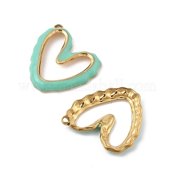 Подвески из нержавеющей стали 304 с эмалью STAS-P380-08G-02