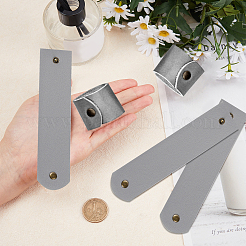 Прямоугольная пряжка для салфеток из искусственной кожи AJEW-WH0129-94B