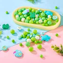 Летняя тематика пищевые экологически чистые силиконовые бусины SIL-TA0002-72