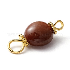 Соединители звеньев естественного нефрита&nbsp;PALLOY-JF01091-08