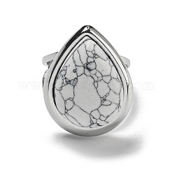 Кольца-манжеты из синтетической бирюзы из нержавеющей стали 304 G-Z056-09P-01