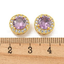 Многожильные звенья из латуни с паве из кубического циркония&nbsp;KK-B096-19G-02