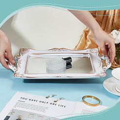 Стеклянные зеркальные ювелирные пластины AJEW-WH0695-058A