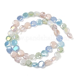 Стеклянные бусины с гальваническим покрытием &nbsp;EGLA-G039-05A-01