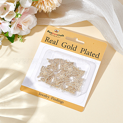 10шт латунные подвески с микропаве и кубическим цирконием&nbsp;KK-BBC0016-79