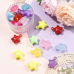 60шт 2 стиля акриловые подвески&nbsp;MACR-YW0004-75