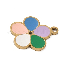 Подвески из нержавеющей стали 304 с эмалью&nbsp;LS-STAS-K312-07F-G