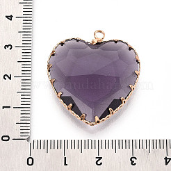 Прозрачные стеклянные подвески&nbsp;KK-N283-01G-G