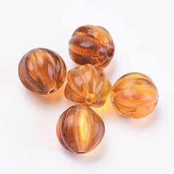 Акриловые гофрированные бусины OACR-S016-29