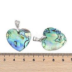 Подвески из натурального ушка / ракушки&nbsp;SSHEL-M024-01