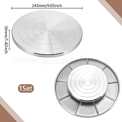 Алюминиевый двухсторонний поворотный круг для керамического скульптурного круга&nbsp;TOOL-WH0816-005P-02