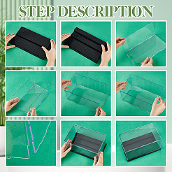 3-ярусные акриловые витрины для минифигурок&nbsp;ODIS-WH0019-10A