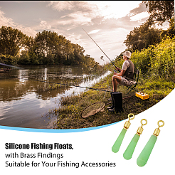 45шт 6-х стилевых силиконовых поплавков для рыбалки AJEW-FH0004-03