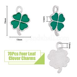 Подвески из эмали из сплава с покрытием 70 шт.&nbsp;ENAM-DC0001-65