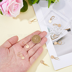 Латунь Leverback серьги&nbsp;EJEW-HS00001