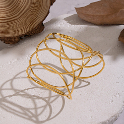 Браслеты-манжеты из многослойной проволоки из нержавеющей стали 304&nbsp;YO5072